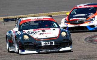Jorma Vanhanen (Porsche 997 GT3 Cup) fuhr zweimal in die Top Ten // Foto: Patrick Holzer